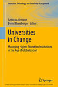 Altmann / Ebersberger |  Universities in Change | eBook | Sack Fachmedien
