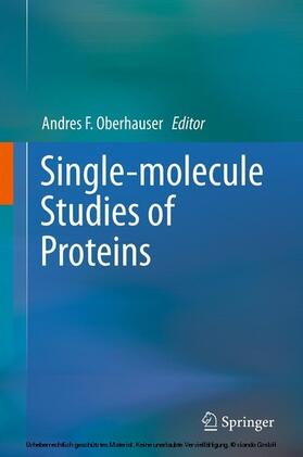 Oberhauser | Single-molecule Studies of Proteins | E-Book | sack.de