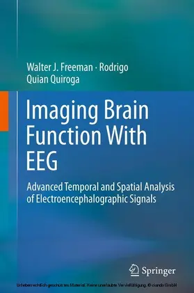 Freeman / Quiroga |  Imaging Brain Function With EEG | eBook | Sack Fachmedien