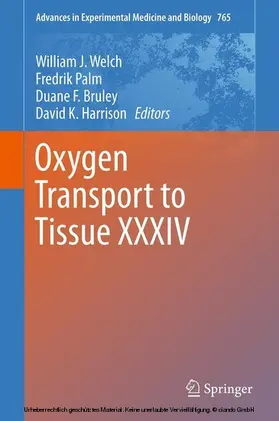 Welch / Palm / Bruley |  Oxygen Transport to Tissue XXXIV | eBook | Sack Fachmedien