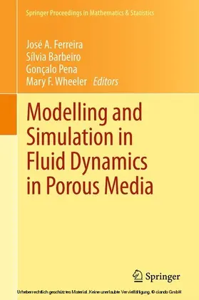 Ferreira / Barbeiro / Pena | Modelling and Simulation in Fluid Dynamics in Porous Media | E-Book | sack.de