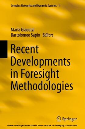 Giaoutzi / Sapio | Recent Developments in Foresight Methodologies | E-Book | sack.de
