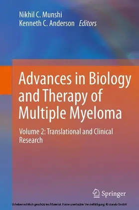 Munshi / Anderson |  Advances in Biology and Therapy of Multiple Myeloma | eBook | Sack Fachmedien