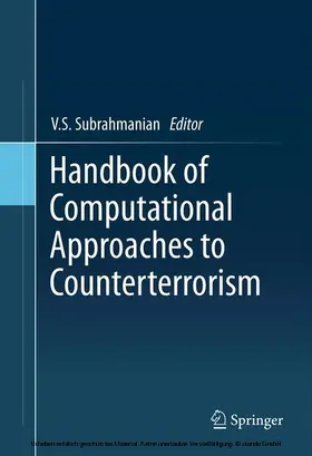 Subrahmanian |  Handbook of Computational Approaches to Counterterrorism | eBook | Sack Fachmedien