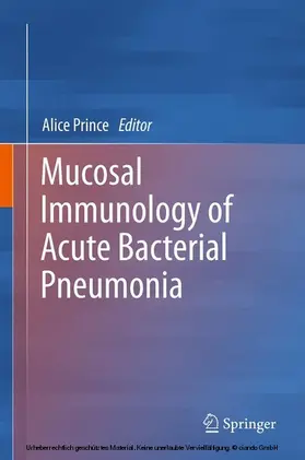 Prince | Mucosal Immunology of Acute Bacterial Pneumonia | E-Book | www.sack.de