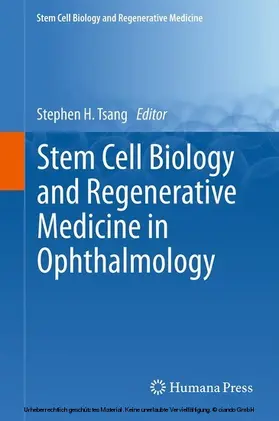 Tsang |  Stem Cell Biology and Regenerative Medicine in Ophthalmology | eBook | Sack Fachmedien