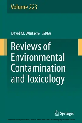 Whitacre | Reviews of Environmental Contamination and Toxicology Volume 223 | E-Book | www.sack.de
