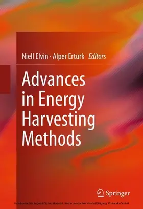 Elvin / Erturk | Advances in Energy Harvesting Methods | E-Book | www.sack.de