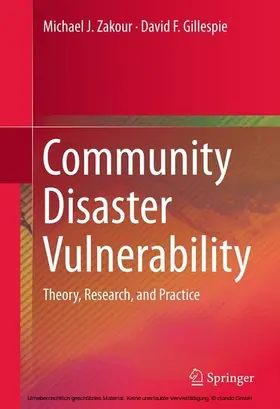 Zakour / Gillespie |  Community Disaster Vulnerability | eBook | Sack Fachmedien