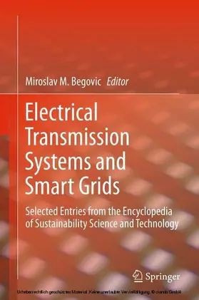 Begovic |  Electrical Transmission Systems and Smart Grids | eBook | Sack Fachmedien