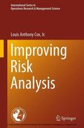 Cox Jr. |  Improving Risk Analysis | eBook | Sack Fachmedien