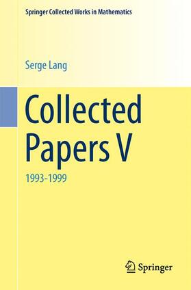 Lang |  Collected Papers V | Buch |  Sack Fachmedien