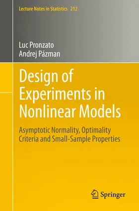 Pronzato / Pázman |  Design of Experiments in Nonlinear Models | eBook | Sack Fachmedien