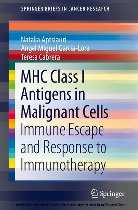 Aptsiauri / Garcia-Lora / Cabrera |  MHC Class I Antigens In Malignant Cells | eBook | Sack Fachmedien