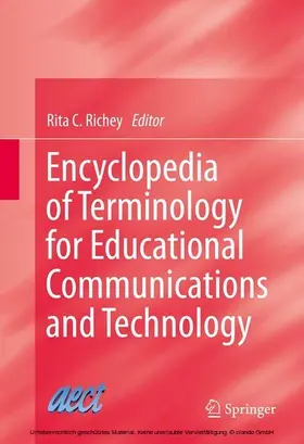 Richey | Encyclopedia of Terminology for Educational Communications and Technology | E-Book | sack.de