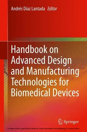 Lantada | Handbook on Advanced Design and Manufacturing Technologies for Biomedical Devices | E-Book | www.sack.de