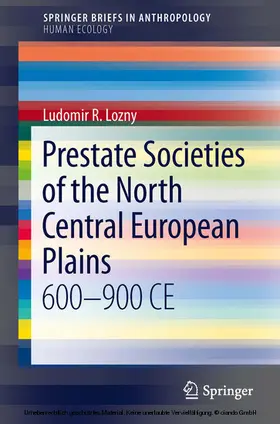 Lozny |  Prestate Societies of the North Central European Plains | eBook | Sack Fachmedien