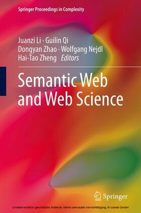 Li / Qi / Zhao |  Semantic Web and Web Science | eBook | Sack Fachmedien