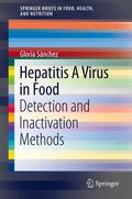 Sánchez |  Hepatitis A Virus in Food | Buch |  Sack Fachmedien
