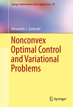 Zaslavski |  Nonconvex Optimal Control and Variational Problems | eBook | Sack Fachmedien