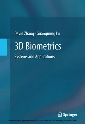 Zhang / Lu |  3D Biometrics | eBook | Sack Fachmedien