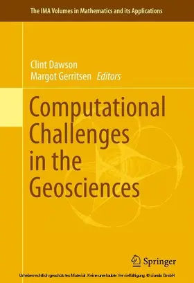 Dawson / Gerritsen | Computational Challenges in the Geosciences | E-Book | www.sack.de