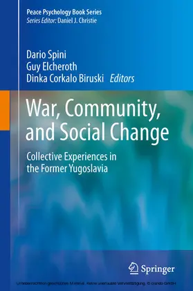 Spini / Elcheroth / Corkalo Biruski | War, Community, and Social Change | E-Book | www.sack.de