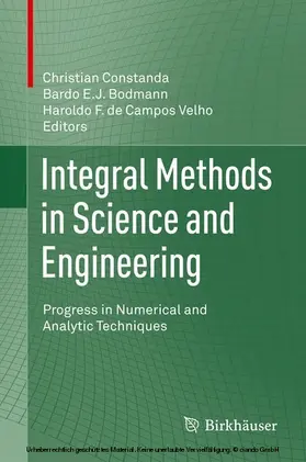 Constanda / Bodmann / Velho | Integral Methods in Science and Engineering | E-Book | www.sack.de
