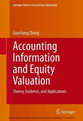 Zhang |  Accounting Information and Equity Valuation | eBook | Sack Fachmedien