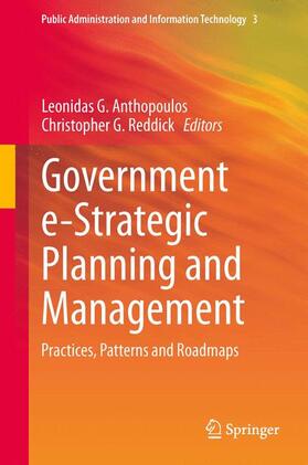 Reddick / Anthopoulos |  Government e-Strategic Planning and Management | Buch |  Sack Fachmedien