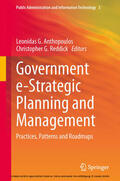 Anthopoulos / Reddick |  Government e-Strategic Planning and Management | eBook | Sack Fachmedien