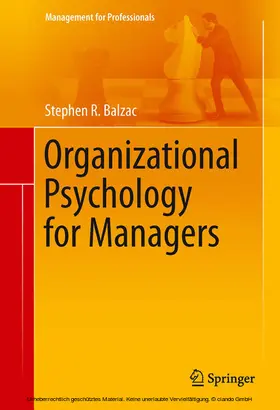 Balzac | Organizational Psychology for Managers | E-Book | sack.de