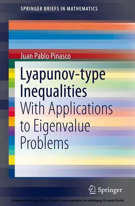 Pinasco | Lyapunov-type Inequalities | E-Book | sack.de