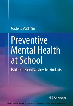 Macklem | Preventive Mental Health at School | E-Book | sack.de