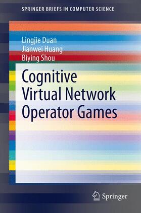 Duan / Shou / Huang |  Cognitive Virtual Network Operator Games | Buch |  Sack Fachmedien
