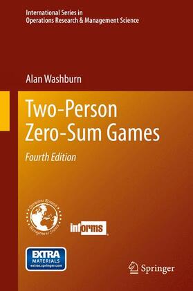 Washburn |  Two-Person Zero-Sum Games | Buch |  Sack Fachmedien