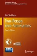 Washburn |  Two-Person Zero-Sum Games | Buch |  Sack Fachmedien
