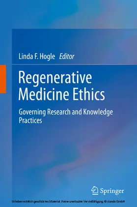 Hogle | Regenerative Medicine Ethics | E-Book | www.sack.de