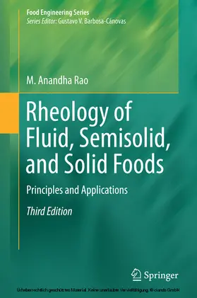 Rao |  Rheology of Fluid, Semisolid, and Solid Foods | eBook | Sack Fachmedien