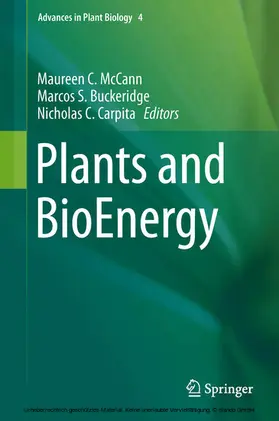McCann / Buckeridge / Carpita |  Plants and BioEnergy | eBook | Sack Fachmedien