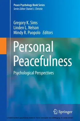Sims / Nelson / Puopolo |  Personal Peacefulness | eBook | Sack Fachmedien