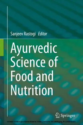 Rastogi |  Ayurvedic Science of Food and Nutrition | eBook | Sack Fachmedien