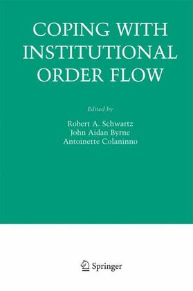 Schwartz / Colaninno / Byrne | Coping With Institutional Order Flow | Buch | 978-1-4614-9979-4 | sack.de