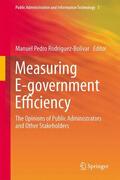 Rodríguez-Bolívar |  Measuring E-government Efficiency | Buch |  Sack Fachmedien