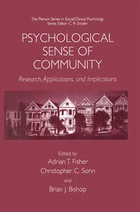 Fisher / Sonn / Bishop |  Psychological Sense of Community | eBook | Sack Fachmedien