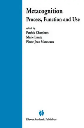Chambres / Izaute / Marescaux | Metacognition | E-Book | www.sack.de