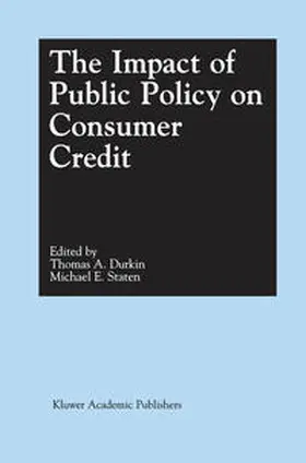 Durkin / Staten |  The Impact of Public Policy on Consumer Credit | eBook | Sack Fachmedien
