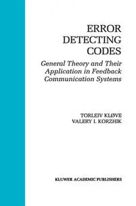 Kløve / Korzhik | Error Detecting Codes | E-Book | www.sack.de