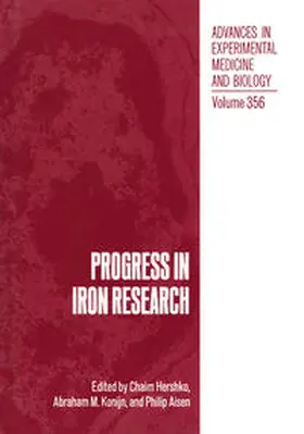Hershko / Konijn / Aisen | Progress in Iron Research | E-Book | www.sack.de