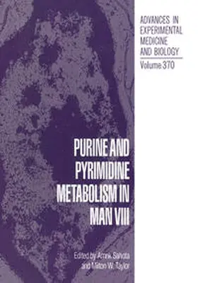 Sahota / Taylor | Purine and Pyrimidine Metabolism in Man VIII | E-Book | www.sack.de